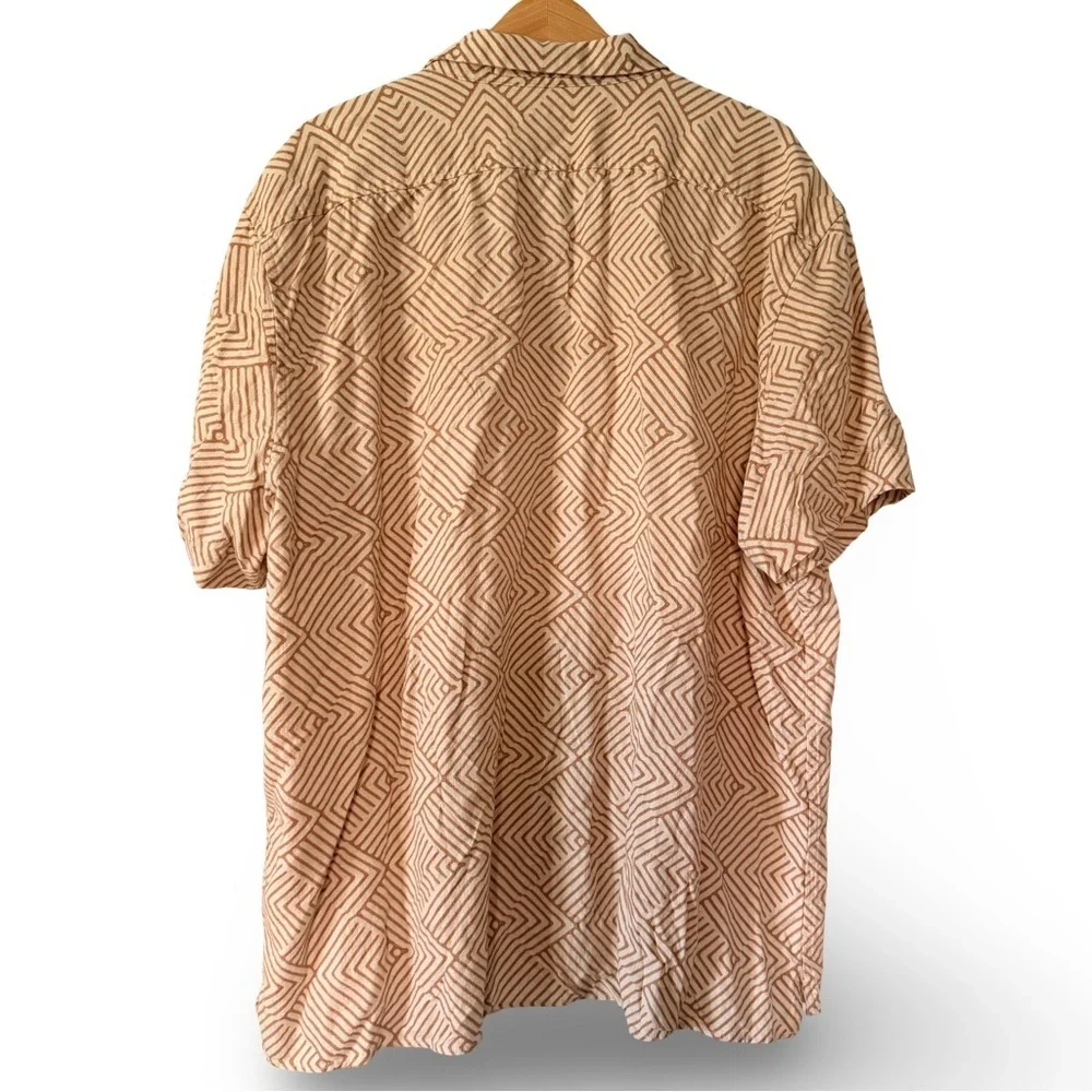 Banana Republic Men’s Button Down Linen Short Sleeve Shirt 2X